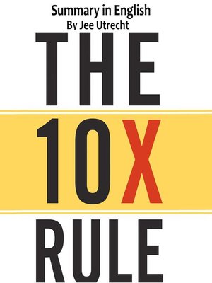 cover image of The 10X Rule--Summary in English